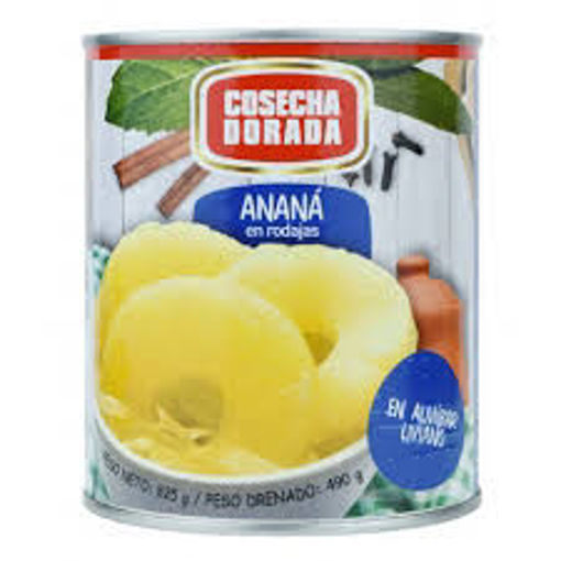 Imagen de ANANA EN ALMIBAR COSECHA DORADA 850 GR (12 UNI)