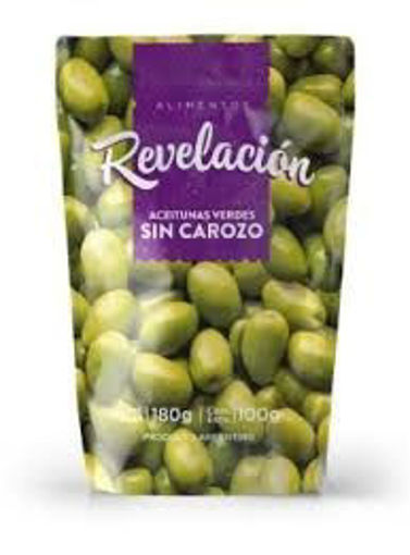Imagen de ACEITUNAS SIN CAROZO REVELACION 1.5 KG (8 UNI)