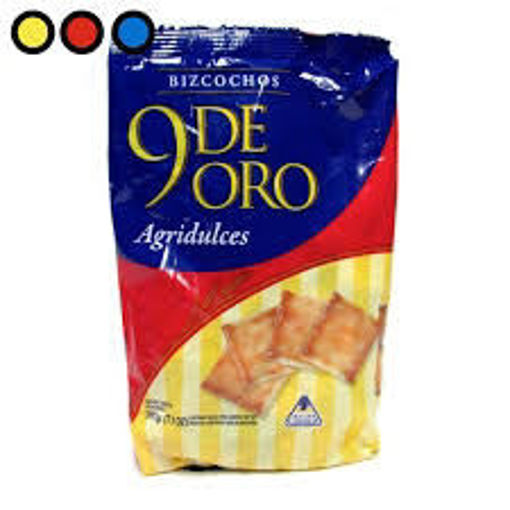 Imagen de GALLETAS 9 DE ORO AGRIDULCES 100 GR (32 UNI)