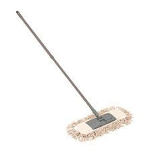 Imagen de MOP LUSTRA MAS PLANA ALGODON CON CABO ALKLIN (6 UNI)