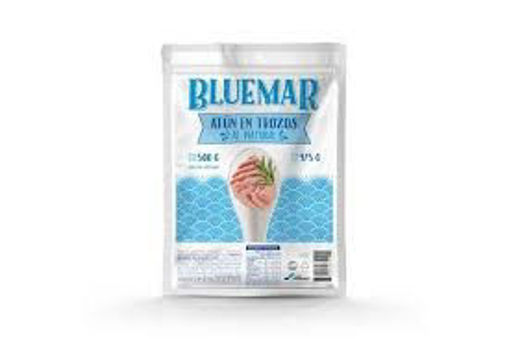 Imagen de ATUN EN TROZO SACHET BLUEMAR AL NATURAL 500 GR (5 UNI)