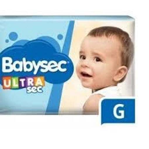 Imagen de PAÑALES BABYSEC ULTRA TALLE G 60 UNIDADES (4 UNI)
