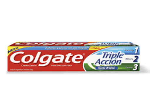 Imagen de COLGATE TRIPLE ACCION 180 GR (12 UNI) (C 72 UNI)