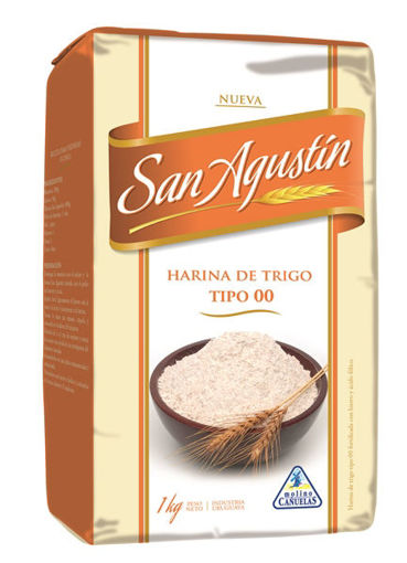 Imagen de HARINA SAN AGUSTIN 00 1 KG (12 UNI)