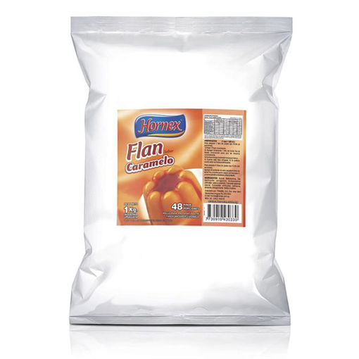 Imagen de FLAN HORNEX CARAMELO 1 KG (16 UNI)