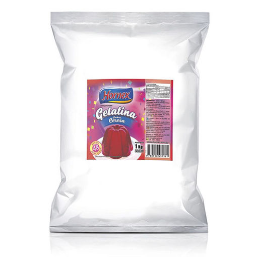 Imagen de GELATINA HORNEX FRUTILLA 1 KG (16 UNI)