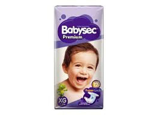 Imagen de PAÑALES BABYSEC PREMIUM XG X 96 UNIDADES (2 UNI)