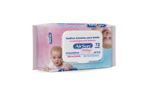 Imagen de TOALLITAS HUMEDAS AIRSUN 72 UNI (24 UNI)