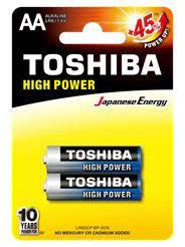 Imagen de PILAS ALCALINAS TOSHIBA AA X2 UNIDADES (12 UNI)