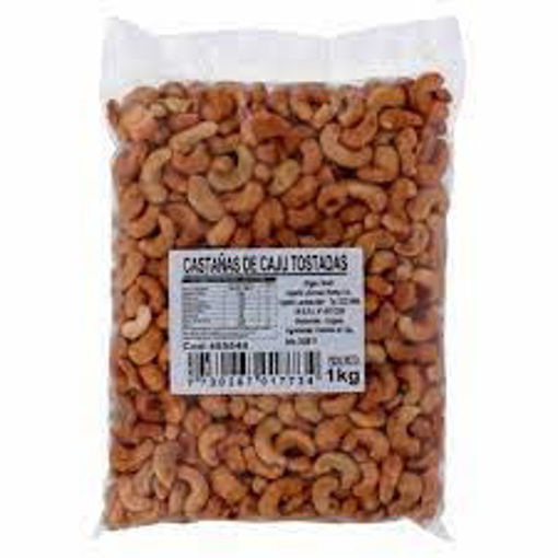 Imagen de CASTAÑAS DE CAJU TOSTADAS SALADAS 1 KG