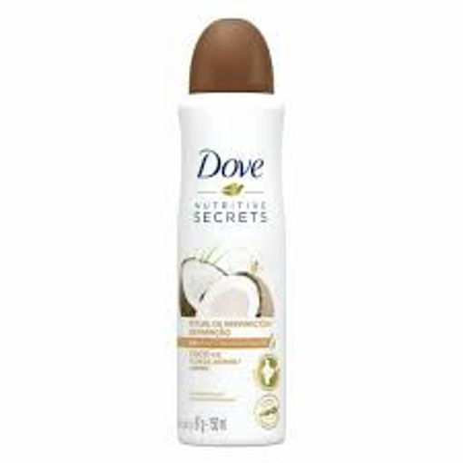 Imagen de DESODORANTE DOVE COCO Y FLOR DE JAZMIN 150ML (12 UNI)