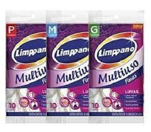 Imagen de GUANTE G DESCARTABLE MULTIUSO LIMPPANO 10 UNIDADES (24 UNI)