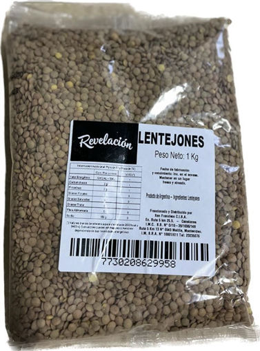 Imagen de LENTEJONES REVELACION 1KG (10 UNI)