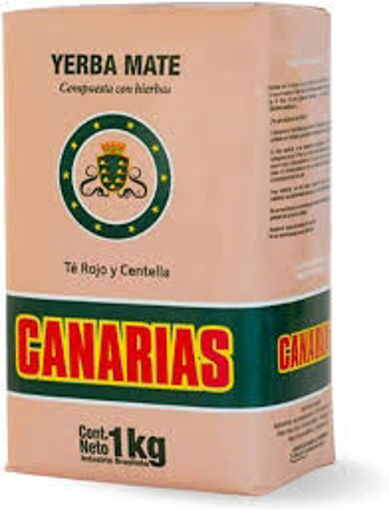 Imagen de YERBA CANARIAS TE ROJO Y CENTELLA 1 KG (20 UNI)