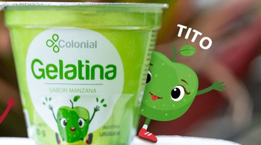 Imagen de POSTRE GELATINA MANZANA COLONIAL 120 GR (72 UNI)