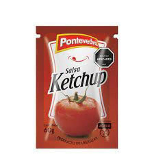 Imagen de KETCHUP PONTEVEDRA 60 GR (30 UNI)