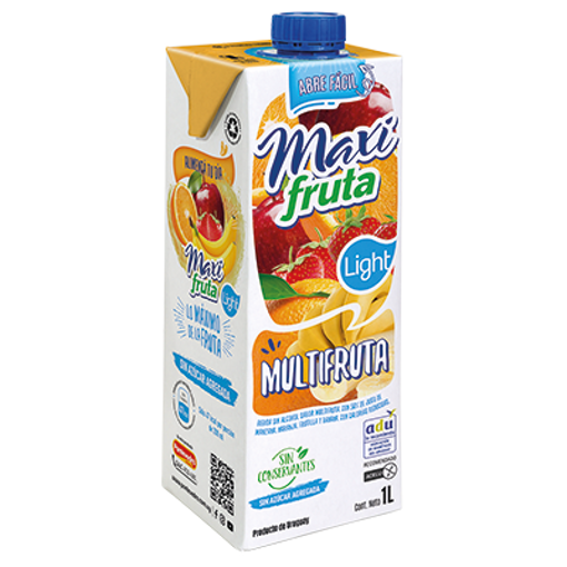 Imagen de JUGO MULTIFRUTA LIGHT MAXI FRUTA 1L (12 UNI)