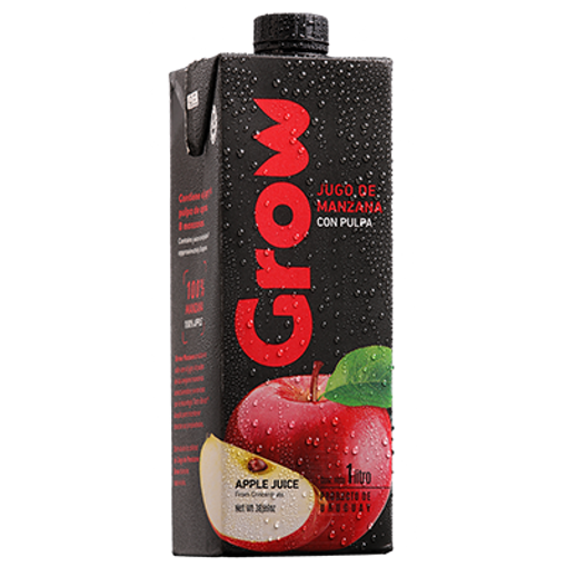 Imagen de JUGO MANZANA GROW 1L (12 UNI)