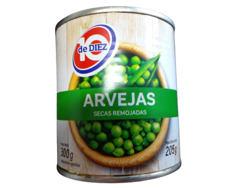 Imagen de ARVEJAS DE DIEZ 205GR (24 UNI )
