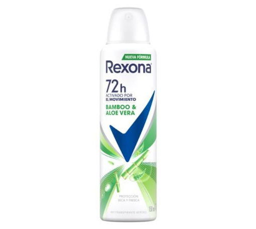 Imagen de DESODORANTE REXONA BAMBOO Y ALOE VERA 150ML (12 UNI)