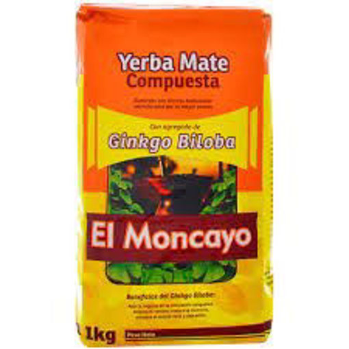 Imagen de YERBA EL MONCAYO GINKGO BILOBA 1 KG (20 UNI)