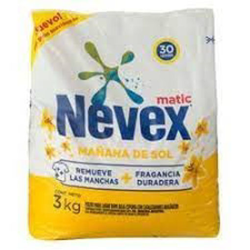 Imagen de JABON POLVO NEVEX 3 KG MATIC MAÑANA DE SOL (UNI)