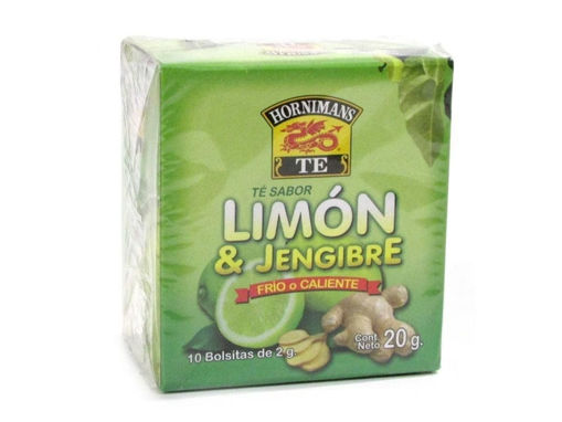 Imagen de TE LIMON Y JENGIBRE HORNIMANNS 10 UNI (12 UNI)