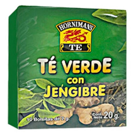 Imagen de TE VERDE Y JENGIBRE HORNIMANNS 10 UNI (12 UNI)