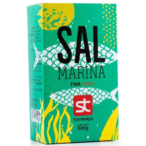 Imagen de SAL FINA MARINA YODADA TORREVIEJA 500 GR (12 UNI)
