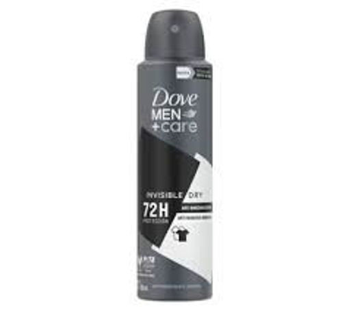 Imagen de DESODORANTE DOVE MEN INVISIBLE 150ML (12 UNI)