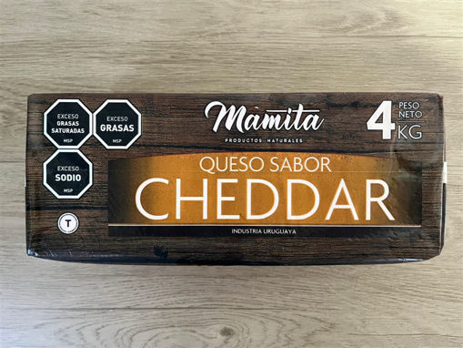Imagen de QUESO CHEDDAR MAMITA KG (2 UNI)