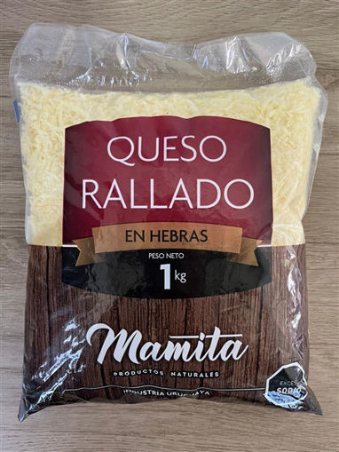 Imagen de QUESO RALLADO HEBRA MAMITA 1 KG (10 UNI)