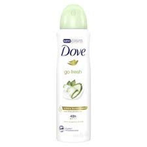 Imagen de DESODORANTE DOVE PEPINO Y TE VERDE 150ML (12 UNI)