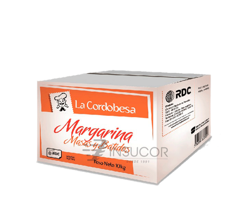 Imagen de MARGARINA CORDOBESA MASAS Y BATIDOS 10 KG