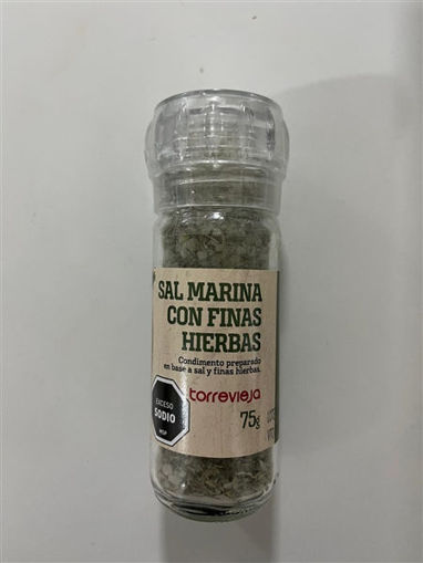 Imagen de SALERO MOLINILLO SAL FINAS HIERVAS TORREVIEJA 85 GR (8 UNI)