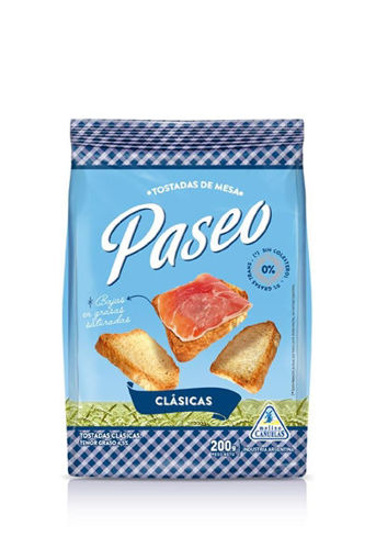 Imagen de TOSTADAS CLASICA PASEO 200 GR (12 UNI)